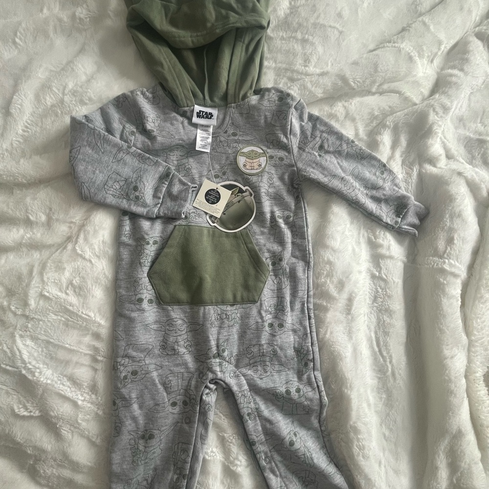 Star Wars Kids One Piece - Gray and Olive